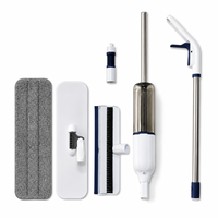 Limpiador de Ventanas en Aerosol OEM Fácil de Limpiar, Mango de Acero Inoxidable, Espátula de Silicona, Almohadilla de Microfibra, Herramienta de Limpieza de Vidrios
