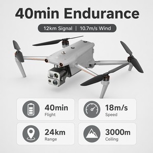 Dron comercial de nivel empresarial Autel Robotics EVO Lite 6K con un alcance de 15 kilómetros, cámara de 48MP y diseño totalmente plegable - Product Image 3