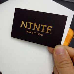 Принтер для печати на заказ, золотой горячий штамп, визитная карточка 4c + 4c CMYK, продукция из бумаги Pantone - Product Image 2