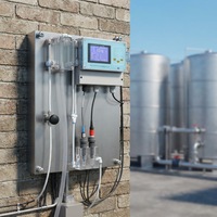 Analyseur de chlore libre résiduel Dongrun DRCL-99 pour l'industrie de l'eau potable, les eaux usées médicales et les piscines (OEM)