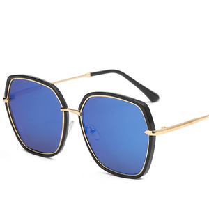 Lunettes de soleil tendance, lunettes de soleil de créateur italiennes, lunettes de soleil polygonales promotionnelles - Product Image 5