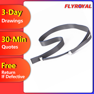 Kabel Flat FPC 1M HF365-18 dengan Konektor Lumberg MICA 10 Kawat Berinsulasi PVC 0.5MM - Product Image 1