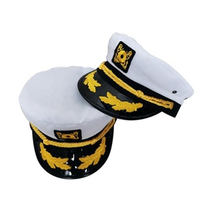 Bán Buôn Chất Lượng Tốt Dành Cho Người Lớn Vòng Đảng Trắng Hải Quân Đội Trưởng Mũ - Product Image 5