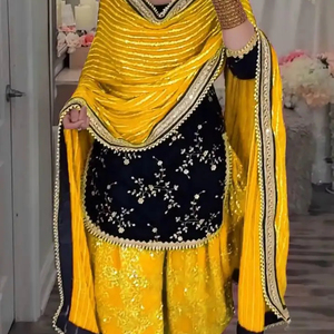 ผู้หญิงชาติพันธุ์อินเดียสวมชุดสูท Kurta Palazzo ผู้ผลิตอินเดียส่งออก OEM Kurti ล่าสุดสําหรับขายราคาที่ดีที่สุด - Product Image 1