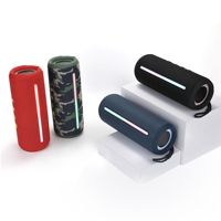 Haut-parleur Bluetooth étanche haute puissance avec subwoofer pour l'extérieur, éclairage RGB, corde de suspension, TF+AUX
