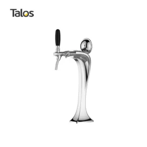 TALOS Drink Dispenser Bar Equipment Cobra Type with Brander Holder 1-Way Draft Beer Tower Beer Font