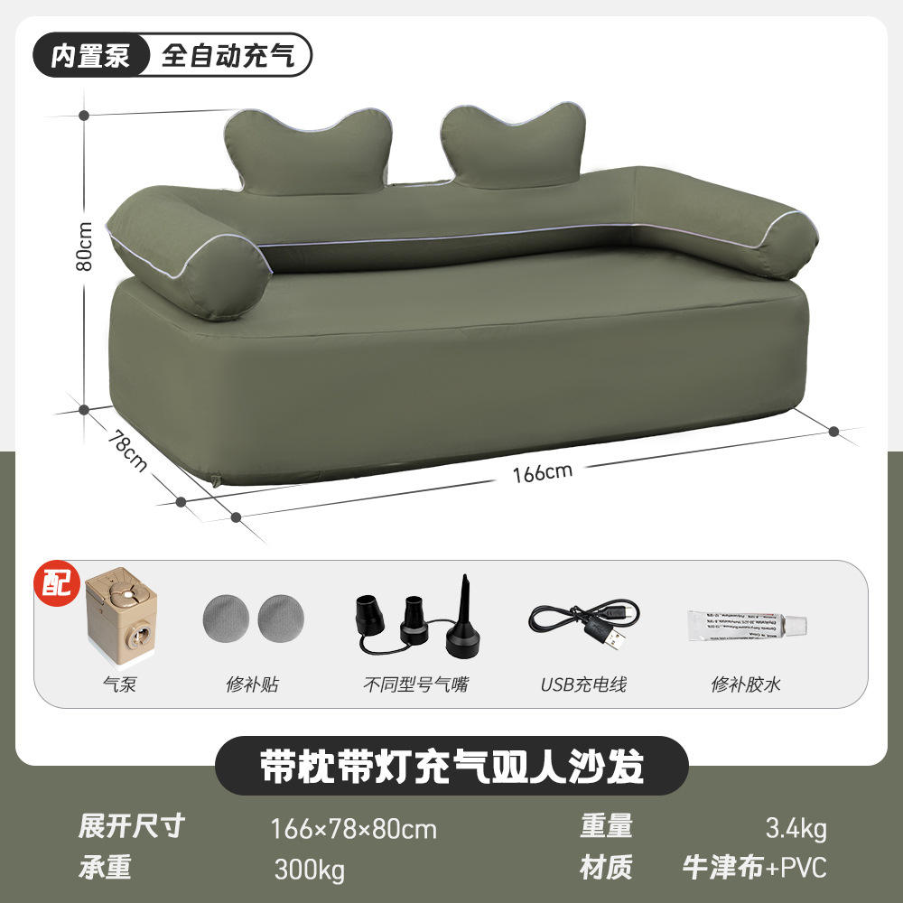 Verde militar - sin luces