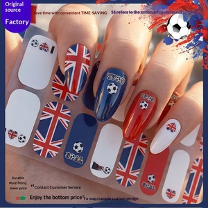 Autocollants pour <span class=keywords><strong>ongles</strong></span> sur le thème du football, bandes décoratives pour <span class=keywords><strong>ongles</strong></span>, parfaits pour montrer son soutien et ajouter du style pendant les matchs de football - Product Image 3