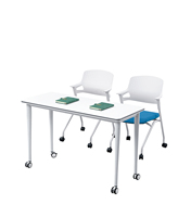 Bureau de réunion Dingyou avec roulettes, bureau carré, table de formation, table longue pour mobilier de bureau