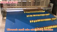 Équipement de découpe automatique à ultrasons Wanli Bakery pour pain, gâteaux moelleux et gâteaux au miel, machine de découpe 220V haute productivité