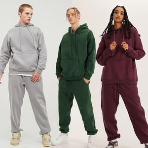 2022冬のレイヤードの基本ボトムパーカータートルネックメンズプルオーバーソリッドメンズパーカーニット女性と男性カジュアルウェア - Product Image 1