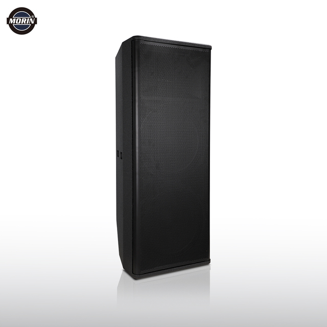 2400W Peak Active Speaker Built-in Amplified Sound Bar Double 15" High-End PA 4 Ohm Waterproof & Portable