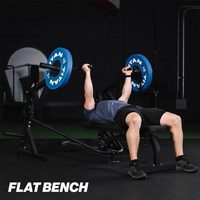 CZFIT Banc de musculation multifonction réglable pour la maison, ensemble d'haltères et banc de musculation réglable
