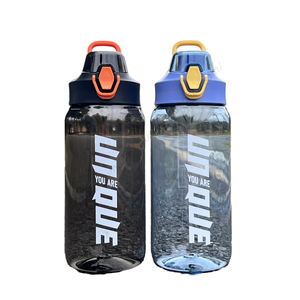 ขายส่ง แก้วน้ำพลาสติกพกพาสำหรับเล่นกีฬากลางแจ้ง พร้อมตัวกรองและขีดบอกปริมาณ เหมาะสำหรับนักเรียนและเด็ก - Product Image 1