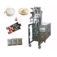 Machine d'emballage verticale automatique pour sachets de levure en poudre, pour applications alimentaires et chimiques, sacs en plastique/papier, à entraînement moteur