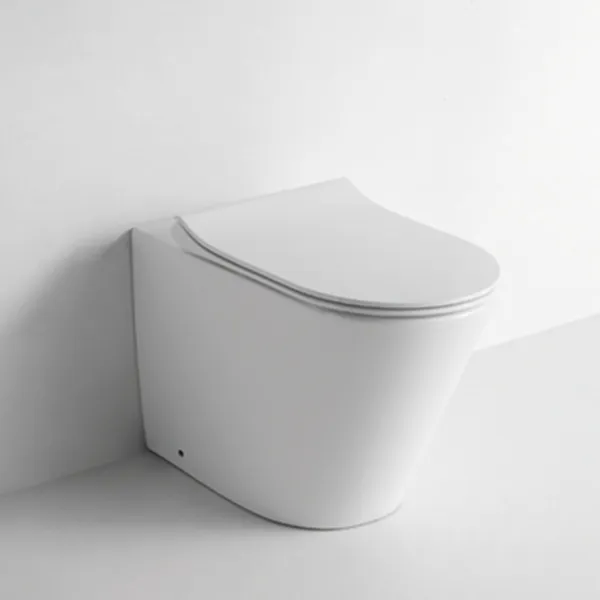 Europe Style Tank Ceramic Wc Rimless Floor Mounted Hung Toilet For Bathroom