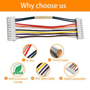 カスタムXH2.5オス・メスプラグソケットJSTワイヤーケーブルコネクタ配線ハーネス（車載電気システム用） - Product Image 5