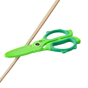 Tijeras para niños Chen Guang, diseño de dinosaurio con mango suave para manualidades infantiles de 7 a 12 años, tijeras de seguridad de plástico de 127 mm - Product Image 4