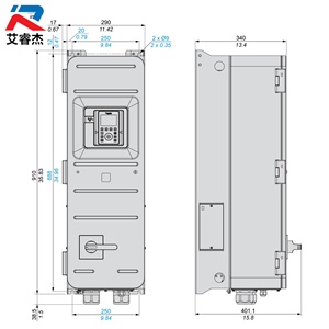 ไดรฟ์ปรับความถี่แบบใหม่ ATV650D30N4E 3 เฟส Altivar ATV600 380-480V 30kW ตัวแปลงความถี่ ATV650D30N4E - Product Image 2