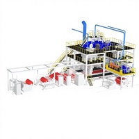 Machine de fabrication de tissus non tissés SMS à trois couches pour tissus médicaux anti-alcool et anti-sang de haute performance