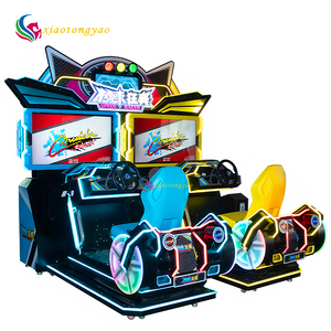 Vente directe usine : Machine de jeu d'arcade simulateur de course Outrun, pour les 6 ans et plus, garantie 1 an, en anglais, multi-mode de paiement, à monnayeur - Product Image 3