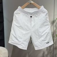 Nouveau short de sport polyvalent pour homme, style américain, avec poches 3D cousues, cordon de serrage, en polyester/rayonne, séchage rapide, respirant et rafraîchissant