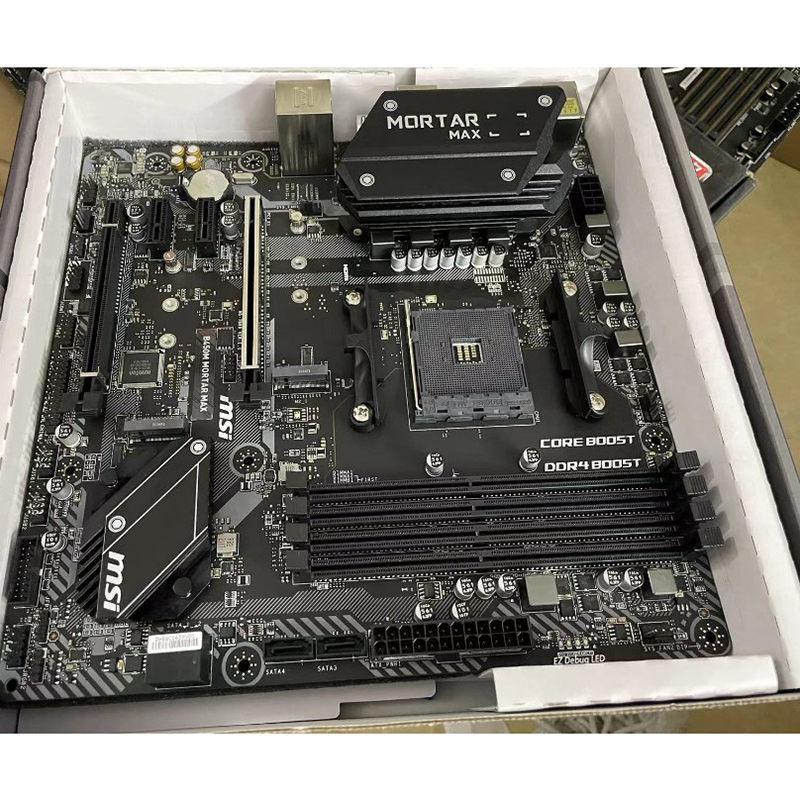 MSI B450M MORTAR MAX用オリジナルの新しいデスクトップマザーボード
