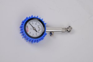 Car tire pressure gauge with copper valve and rubber tube the tire pressure gauge <b>can</b> release <b>air</b> 9803 - Product Image 2