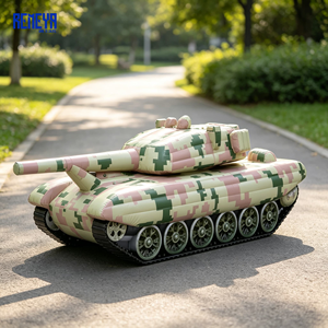 Modelo de Tanque Inflable Resistente con Pintura Realista, Protección Térmica IR y Anclaje al Suelo para Uso en Campo REMEYA - Product Image 1