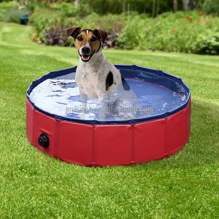 Sunshine Oversize Large PVC Plastic portable dog paddling pool foldable dog pool bath tub doggy swimming pool toys