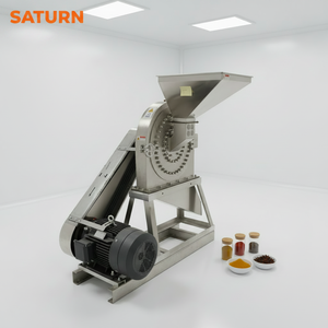 Polverizzatore Elettrico di Precisione <span class=keywords><strong>Saturn</strong></span> in Acciaio Inox Universale con Motore e Setaccio per Lavorazione Alimenti, Macinatore con Dimensione delle Particelle Regolabile - Product Image 5