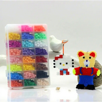 Jouets éducatifs Pindou Fusion Beans 5 mm 2,6 mm, blocs de construction pour enfants, kit de pièces en plastique DIY