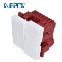 NEPCI Soket Sakelar Dinding 250V/10A 45*45Mm