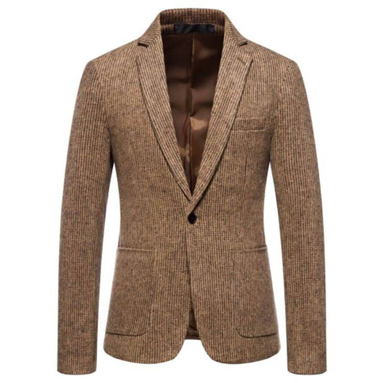 Shop Our New Mens Casual Dress Suit Jacket with Solid Stripe