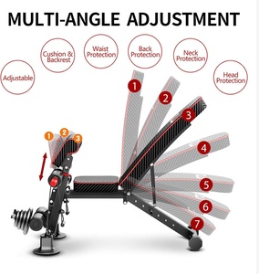 <span class=keywords><strong>Banc</strong></span> de musculation réglable <span class=keywords><strong>pour</strong></span> la salle de sport à domicile équipement de musculation portable bancs d'entraînement utilitaires durables - Product Image 3