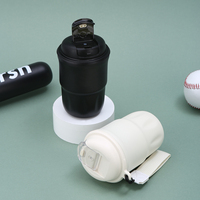 Gobelet isotherme portable à double paroi en acier inoxydable 316, pour voiture et bureau, avec bouteille de parfum unique de 50 ml