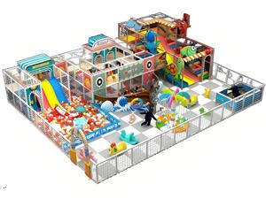 Aire de jeux intérieure pour enfants, parc de trampolines intérieur multi-activités conçu sur mesure pour les <span class=keywords><strong>centres</strong></span> de divertissement familial - Product Image 6