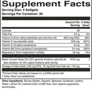 Complément de haute qualité pour les yeux secs : Confort oculaire et soutien du film lacrymal – 120 gélules souples pour adultes - Product Image 3