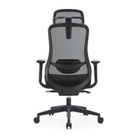Chaise de Direction Ergonomique en Maille de Qualité avec Cadre en Nylon, Roulettes en PU Testées BIFMA, Accoudoirs 4D pour la Maison et le Bureau, Achat en Gros