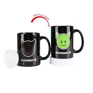 China Factory Niedriger Preis Wärme ändernde Kaffeetasse Farbe Keramik Änderung der guten Qualität 110oz Kaffeetasse - Product Image 6