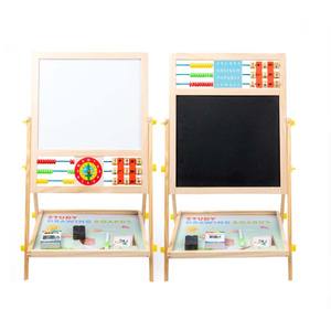 Tablero de dibujo de doble cara de madera personalizado <span class=keywords><strong>para</strong></span> niños, juguetes de aprendizaje educativo temprano <span class=keywords><strong>para</strong></span> bebés <span class=keywords><strong>para</strong></span> niños y niñas - Product Image 3