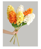 Bouquet d'hortensias artificiels imprimés en 3D, aspect réaliste, en forme de tour, pour centre de table de salon, allée de mariage