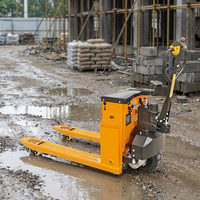 Matériel de remise professionnel 3000KG forte puissance plate-forme de levage tout-terrain chariot élévateur batterie électrique cric transpalette