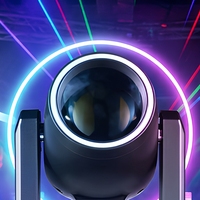 230W Beam Moving Head Light RGB LED Bühnenscheinwerfer DMX512 Rotierender Aluminiumkörper für Disco Club Live-Streaming