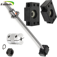Kit de rail de guidage linéaire HGR20 avec vis à billes SFU1605 SFU1610, kit de routeur CNC haute précision pour machine laser et plasma DIY