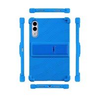 Casing Stand yang Dapat Disesuaikan untuk Lenovo Yoga Tab Xiaoxin Pad Pro GT 2025 11.1 Inch Model ZAG60266US TB710FU Penutup Silikon Aman untuk Anak