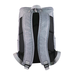 OEM Full-Zip Nylon <b>Laptop</b> <b>Backpack</b>, Minimalist Premium Daypack for Work Travel, Lightweight Multi-Compartment Casual Bag - Product Image 3