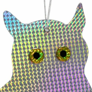 Répulsif d'oiseaux réaliste en plastique pour extérieur, hibou effaroucheur pour jardin et cour - Product Image 2
