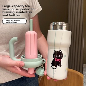 Tazza Termica Sottovuoto in Acciaio Inox 316 di Alta Qualità per Donne, Design Cartoon, Grande Capacità, Antigelo, per Uomo e <span class=keywords><strong>Donna</strong></span> - Product Image 4