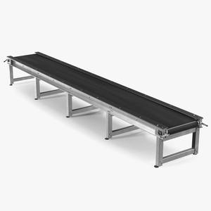 Truelisort New Stainless Steel Rubber <strong>Belt</strong> <strong>Conveyor</strong> with Motor Adjustable <strong>Speed</strong> Durable for Logistics Warehouse Food Manufacture - Product Image 2